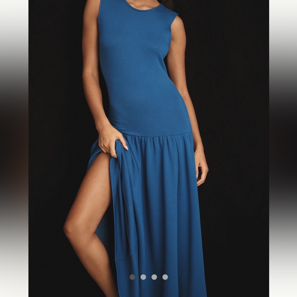 NEW NWT Anthropologie Daily Practice sleeveless drop waist maxi dress S